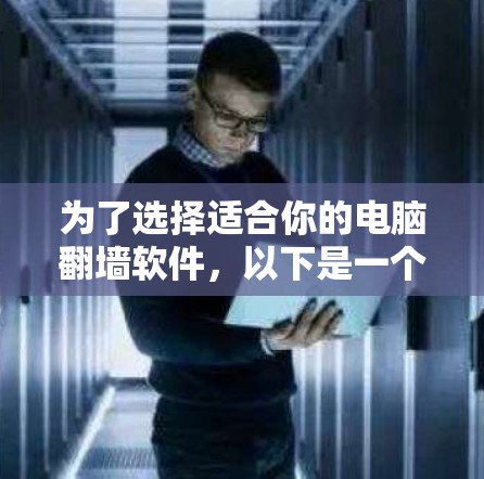 为了选择适合你的电脑翻墙软件，以下是一个详细的步骤指南