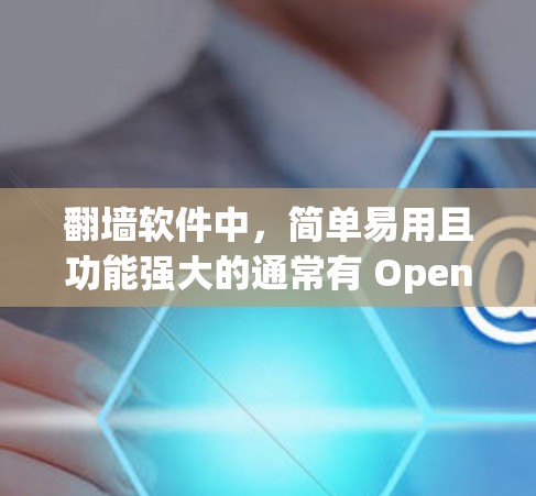 翻墙软件中，简单易用且功能强大的通常有 OpenCLOW（Open Cloud-based Cloud Computing）和 Norinco Reverse Engineer。以下是一些具体的推荐