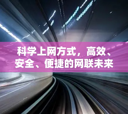 科学上网方式，高效、安全、便捷的网联未来