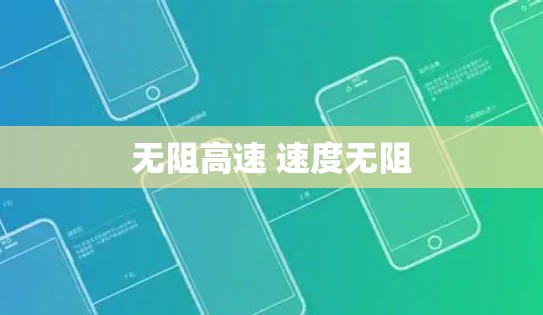 无阻高速 速度无阻