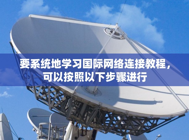 要系统地学习国际网络连接教程，可以按照以下步骤进行