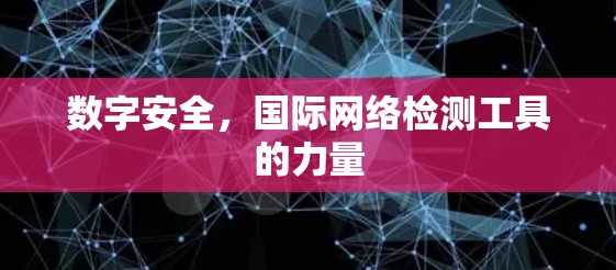 数字安全，国际网络检测工具的力量