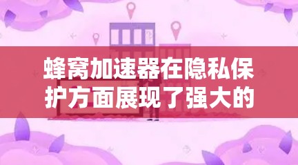 蜂窝加速器在隐私保护方面展现了强大的技术手段和法律支持，以下是对其隐私保护的详细分析