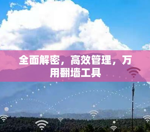 全面解密，高效管理，万用翻墙工具