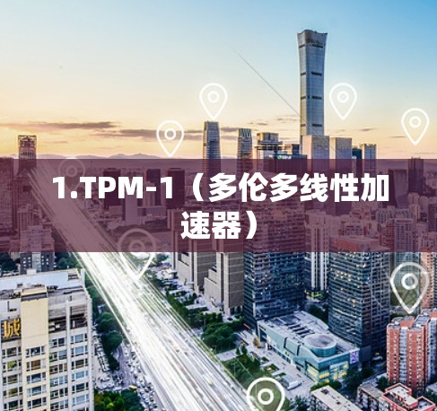1.TPM-1（多伦多线性加速器）