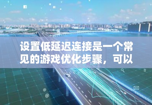 设置低延迟连接是一个常见的游戏优化步骤，可以帮助提升游戏运行体验。以下是详细的步骤指南